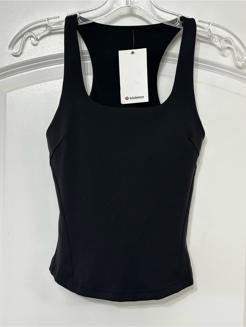 Lululemon Square-Neck Align Tank Top Black NWT Full Length size S